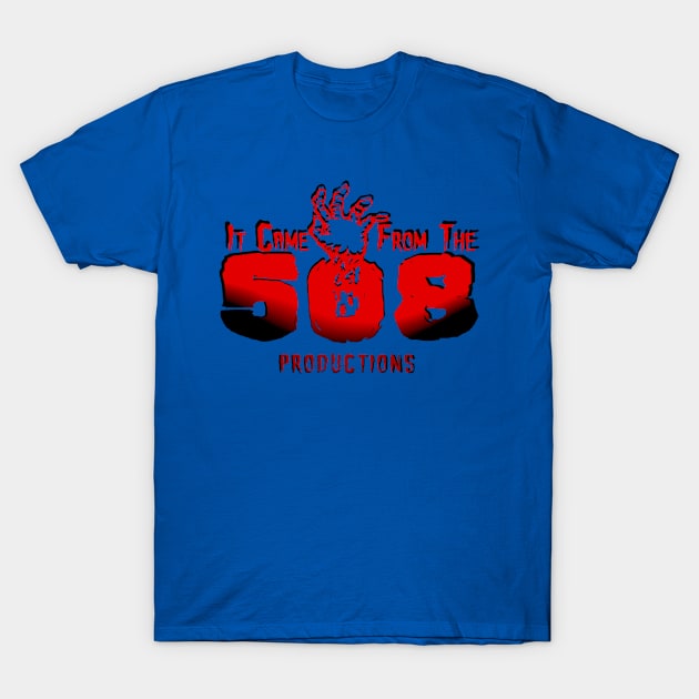 508 Logo (Crimson) T-Shirt by It Came From The 508